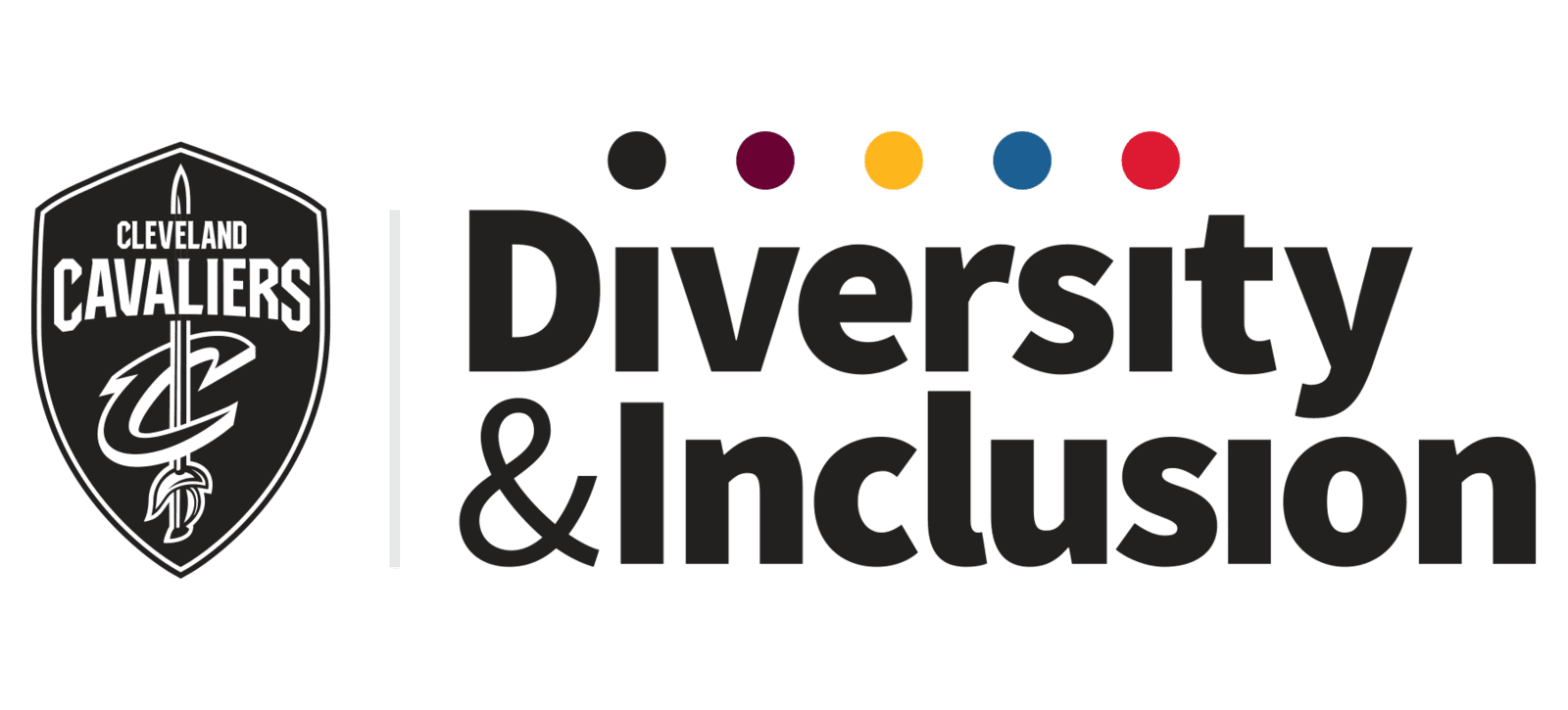 Cleveland Cavaliers logo. Diversity and Inclusion.